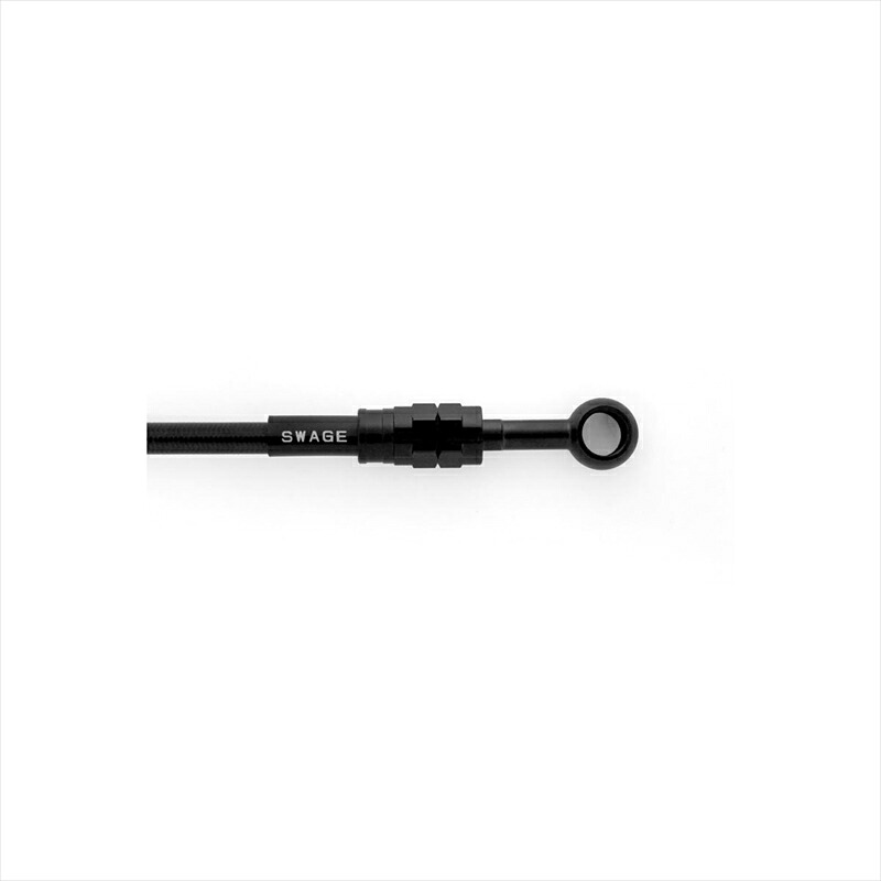 【5日前後で発送】 バイクパーツ スウェッジラインプロ フロントホースキット ステンBLK/BLK BTPB907FS 4550255248604 FXBB ABS 18-21
