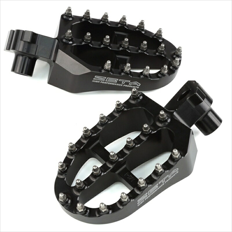バイクパーツ ステップ ZETA(ジータ) アルミフットペグ BLK F6994 4547836292705
