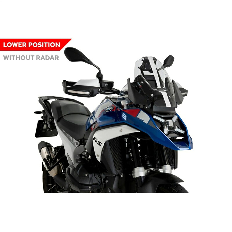 バイクパーツ 外装 プーチ スポーツスクリーン ACC/レーダー無モデル対応 クリア 21839W 4571414852227 R1300GS 23-24 /R1300GS TROPHY 23-24