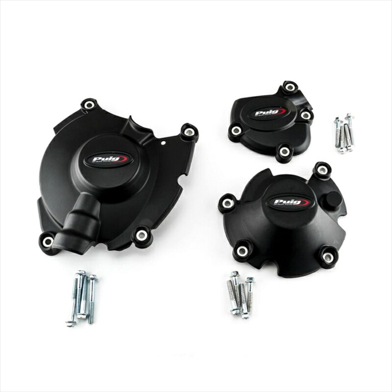 バイクパーツ プーチ エンジンケースカバー FIM承認タイプ ブラック 21518N 4571414852678 YZF-R1 15-24/YZF-R1M 16-24