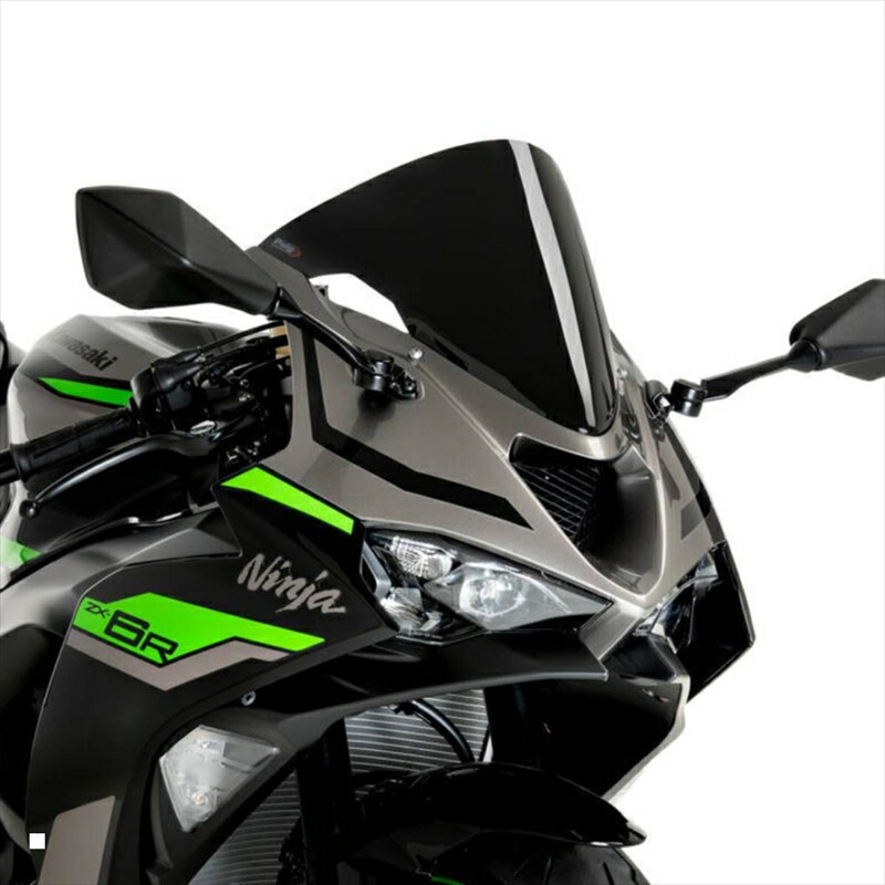 楽天市場】ZX-6R 24〜 Z-レーシングスクリーン ブラック Z-Racing