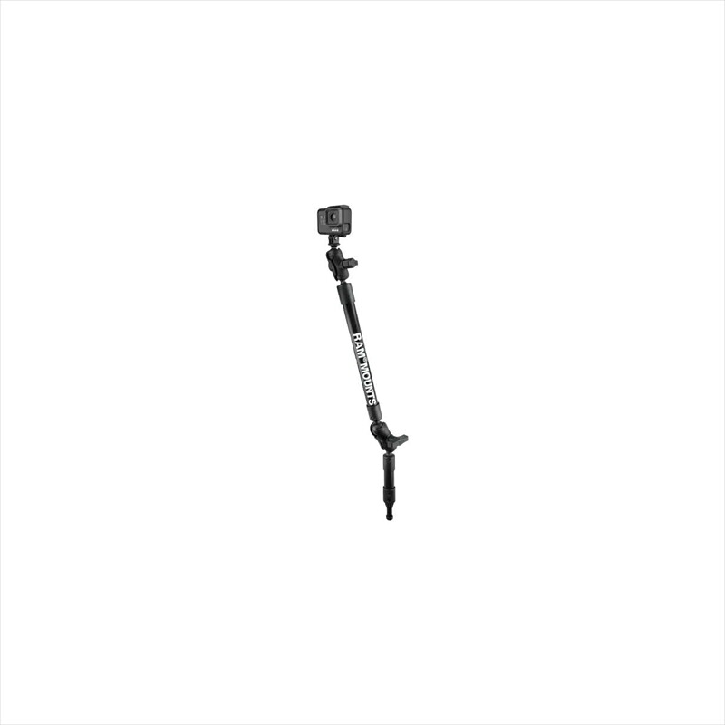 バイクパーツ 電子機器類 ラムマウント GoProマウント＆スプラインポストセット 全長68.5cmタフポール 1＆1.5インチボール RAP-114-PSP412AGOP1 4550255910235 RAP-114-PSP-4-12-A-GOP1