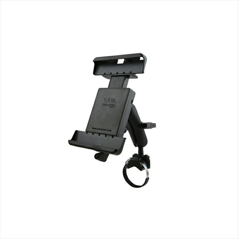 バイクパーツ 電子機器類 ラムマウント タブロック 10インチ用タブレットホルダー ＆ベルトクランプベース 標準アーム φ39.8.-80mm対応 U字ボルト付 1.5インチボール RAM-231Z-2-TABL25U 4550255874988 RAM-231Z-2-TA
