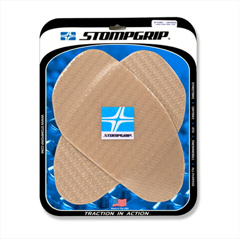 バイクパーツ STOMPGRIP(ストンプグリップ) トラクションパッドタンクキット クリア 50-14-0001C 4550255481179