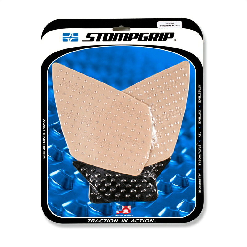 バイクパーツ STOMPGRIP(ストンプグリップ) トラクションパッドタンクキットハイブリッド 55-10-0127H 4548916991877