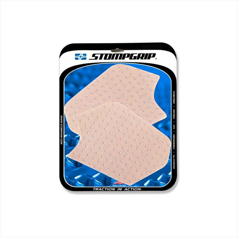 バイクパーツ 外装ストンプグリップ トラクションパッドタンクキット クリア55-10-0191C 4550255836122VOLCANO GROM 21-22｜バイク・バイク用品はとやグループ 9,340円