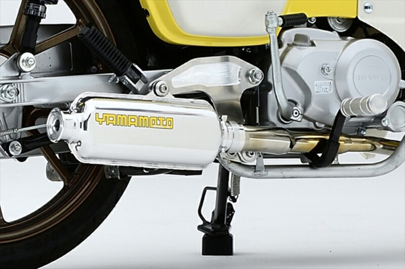 バイクパーツ マフラーヤマモトレーシング SPEC-A DOWN プレス スーパーカブ110 8BJ-JA59 22-10112-71TDP 4521717009606｜バイク・バイク用品はとやグループ