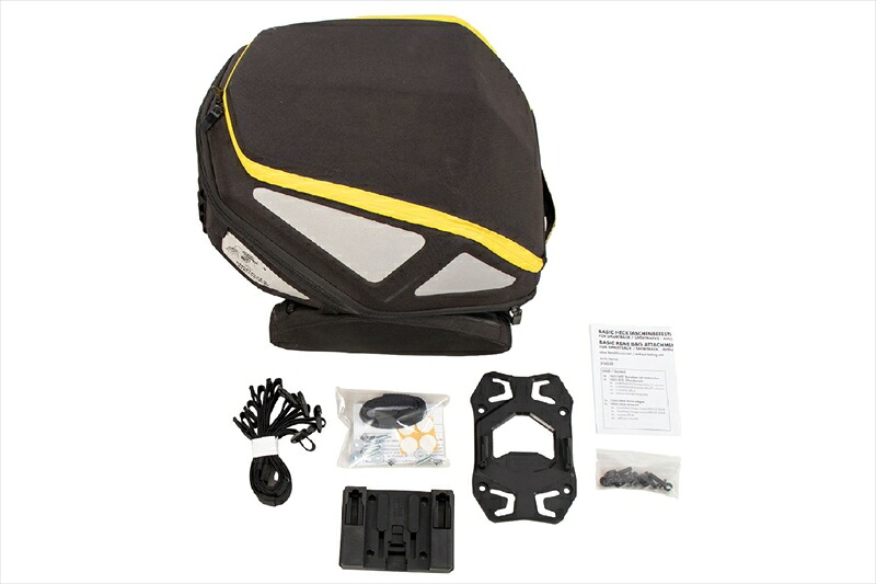 バイクパーツHEPCO&BECKER(ヘプコアンドベッカー) リアバッグ ロイスター ベーシックアダプタ付イエロージップ640819 00 074550646125248｜バイク・バイク用品はとやグループ
