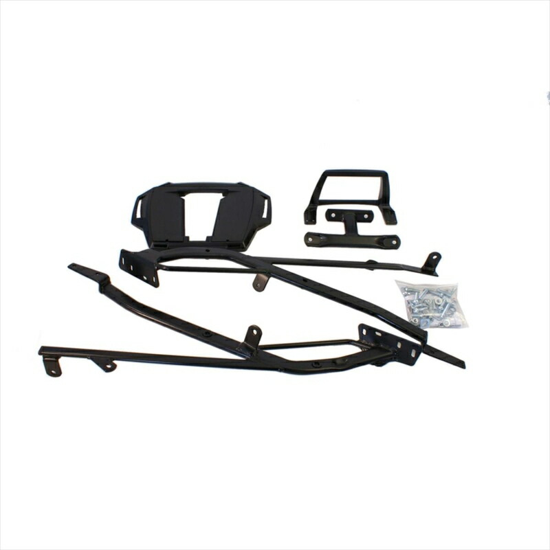 バイクパーツ HEPCO&BECKER(ヘプコアンドベッカー) トップケースキャリア アルラック ブラック 6504515 01 01 4548664301850 FZ1Fazer 06-15