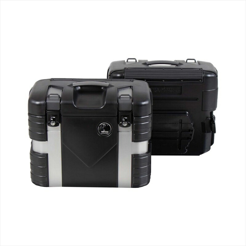バイクパーツHEPCO&BECKER(ヘプコアンドベッカー) サイドケース ゴビ 左右セット 610288 00 014548664481866ブラック/シルバー エディション|バイク・バイク用品はとやグループ