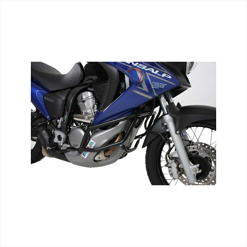 バイクパーツ HEPCO&BECKER(ヘプコアンドベッカー) エンジンガード ブラック 502114 00 01 4548664531851 XL700V Transalp 08-12
