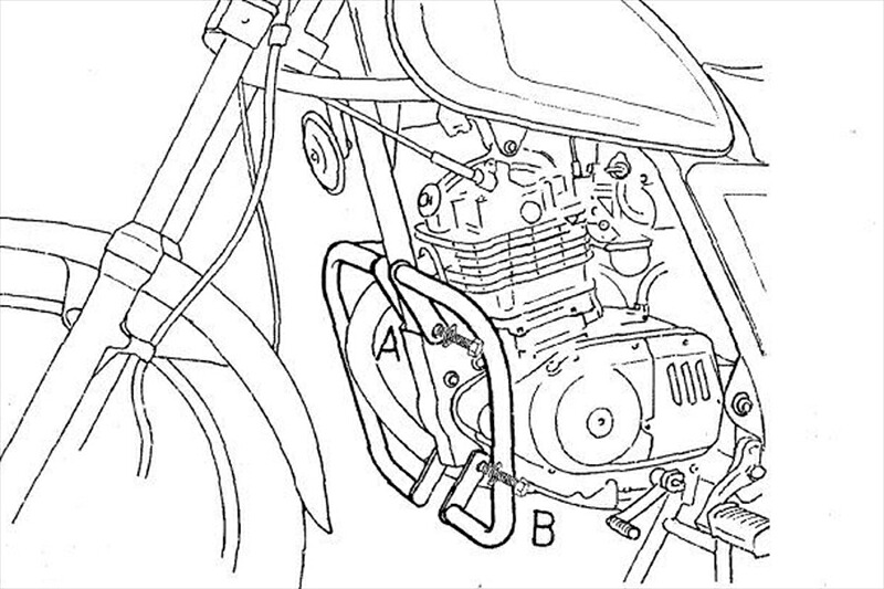 バイクパーツ HEPCO&BECKER(ヘプコアンドベッカー) エンジンガード クローム 501311 00 02 4548664600175