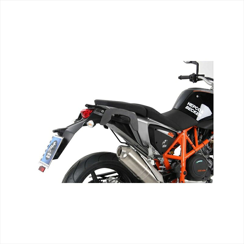 バイクパーツHEPCO&BECKER(ヘプコアンドベッカー) C-Bowサイドキャリア ブラック 6307510 00 014548664795291690Duke 12-17｜バイク・バイク用品はとやグループ