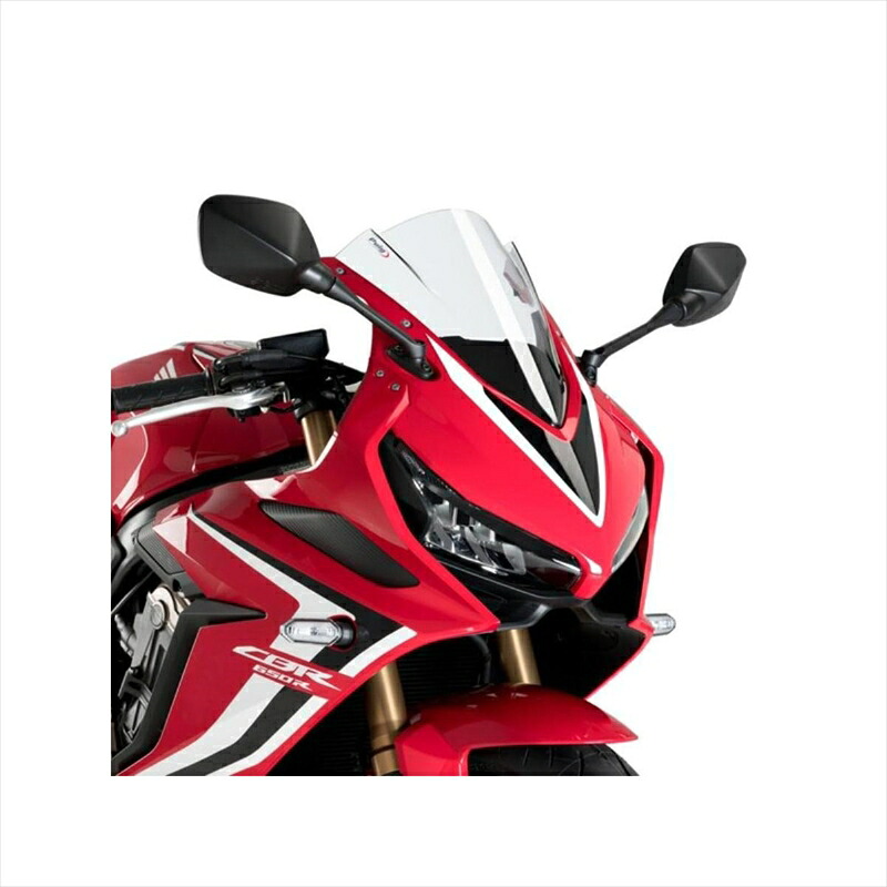 バイクパーツ 外装 プーチ スクリーン レーシング クリア 3568W 4550255249946 CBR650R 19-
