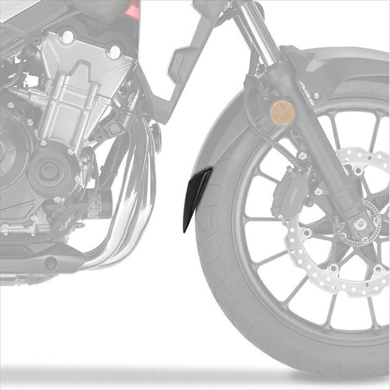 バイクパーツ 外装プーチ エクステンドフェンダー フロント ブラック3679N 4550255330248CB400/500X 19-｜バイク・バイク用品はとやグループ