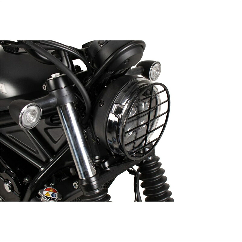 バイクパーツHEPCO&BECKER(ヘプコアンドベッカー) ヘッドライトグリル ブラック 7009543 00 014550255909369CL500/250 23-25｜バイク・バイク用品はとやグループ