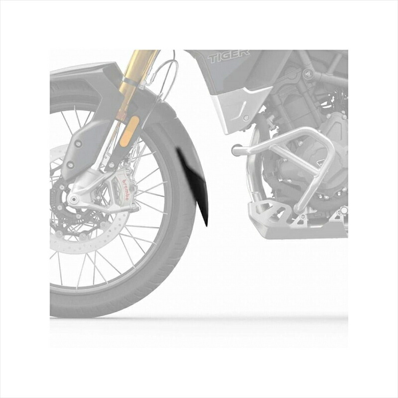 バイクパーツ 外装 プーチ エクステンドフェンダー フロント ブラック 20477N 4571414954297 TIGER900 RALLY/PRO 20-