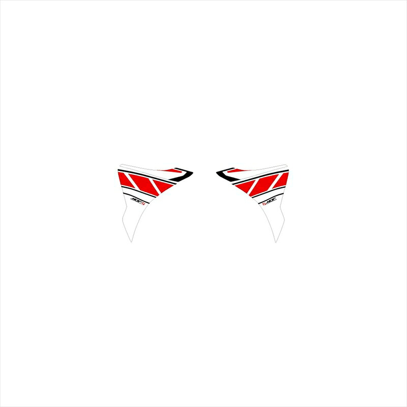 バイクパーツ アクセサリー エムディーエフ グラフィックキット フロントサイド M22XF-D-RD-FS 4580394182798 ストロボレッド X FORCE
