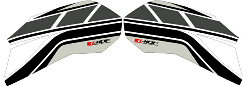 バイクパーツ MDF(エムディーエフ) フロントサイドGY ストロボ M21NMAX-D-GY-FS 4580394183641