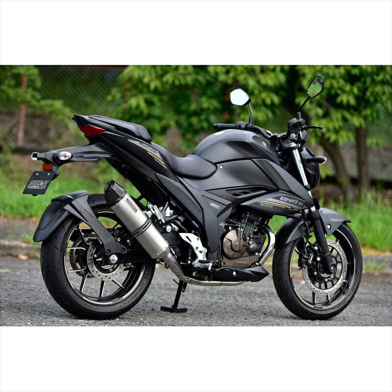 バイクパーツ マフラー ビームスモーターカンパニー CORSA-EVOII ステンレスサイレンサー G350-64-S6J 4582285349358 GIXER SF250 8BK-ED22Y
