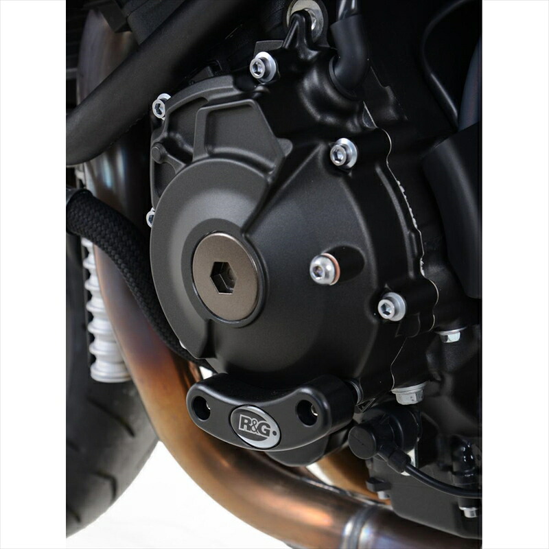 バイクパーツ 外装 アールアンドジー エンジンケーススライダー左 BLK RG-ECS0111BK 4573382054634 MT-10 16-19