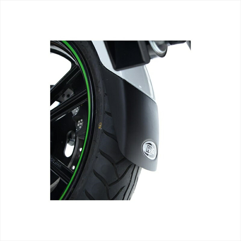 バイクパーツ 外装 アールアンドジー フロントフェンダーエクステンダー BLACK RG-FERG0341BK 4573382058960 Z650 17-/Ninja650 17-