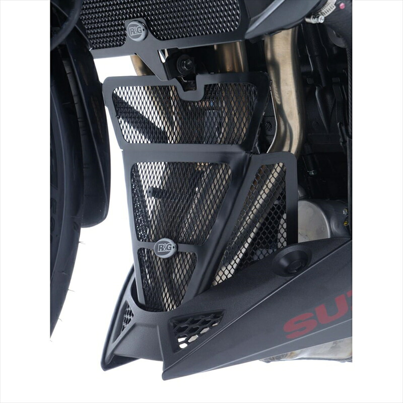 バイクパーツ 外装アールアンドジー ダウンパイプグリルガード ブラックRG-DG0025BK 4573382080244GSX-S750 17-|バイク・バイク用品はとやグループ