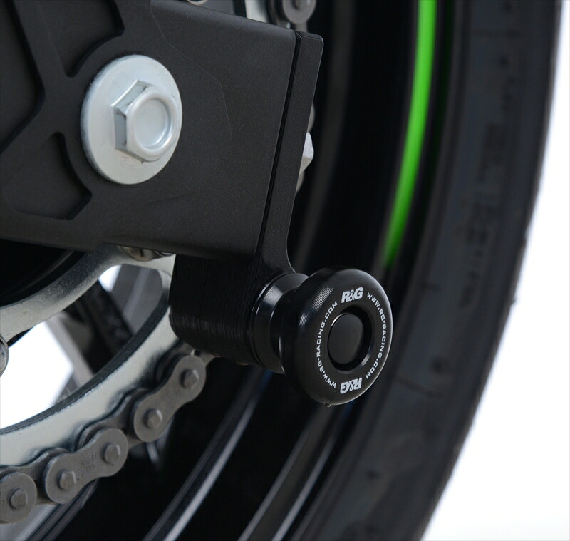 バイクパーツ R&G(アールアンドジー) オフセットコットンリール BLK RG-CR0069BK 4573382089216