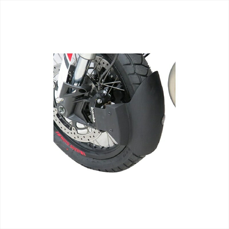 バイクパーツ 外装パワーブロンズ マッドガード エクステンダー650-M102-003 4550255768218ブラック MOTO GUZZI V85TT 19-｜バイク・バイク用品はとやグループ