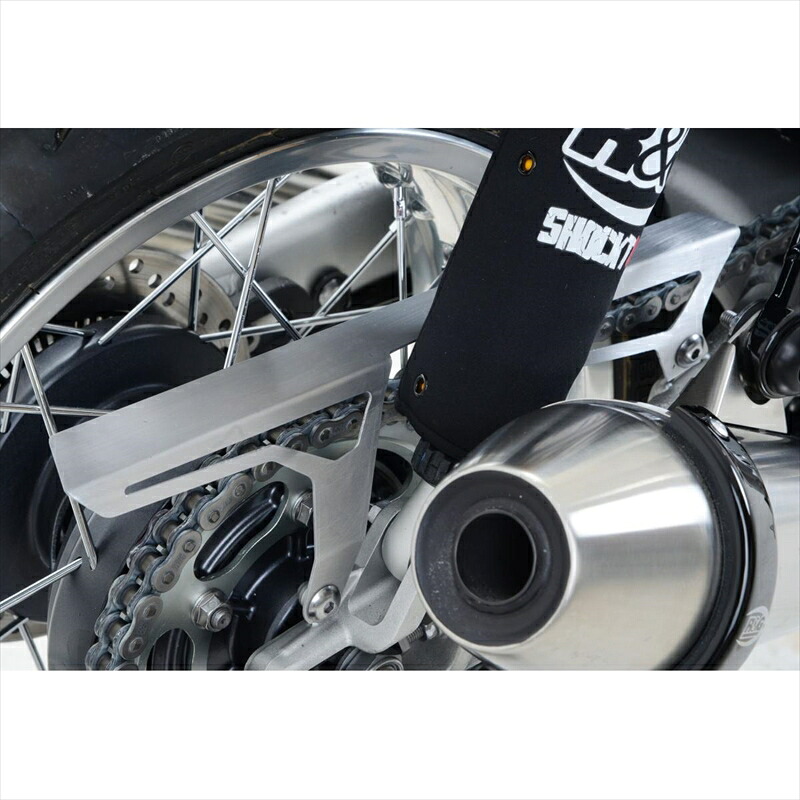 バイクパーツ アールアンドジー チェーンガード シルバー RG-CG0010SI 4573382054641 TRIUMPH Thruxton1200/R 16-