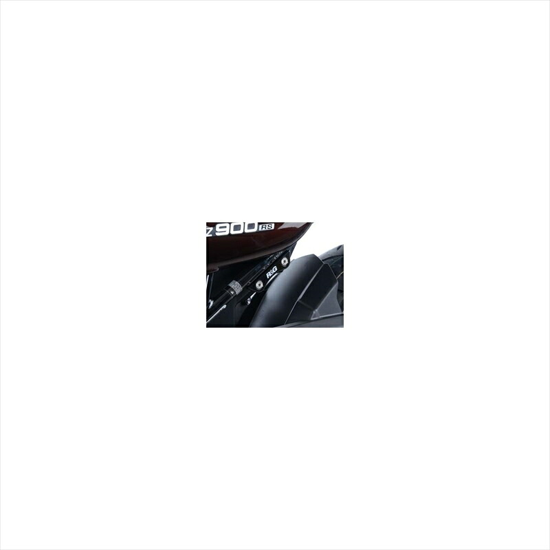 バイクパーツ 外装 アールアンドジー リアフットレストプレート BLK RG-BLP0065BK 4573382059073 Z900 17-