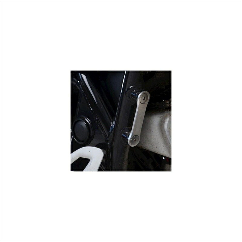 バイクパーツ 外装 アールアンドジー リアフットレストプレート BLK RG-BLP0101BK 4580041237260 TRIUMPH Scrambler1200XC/XE 19-