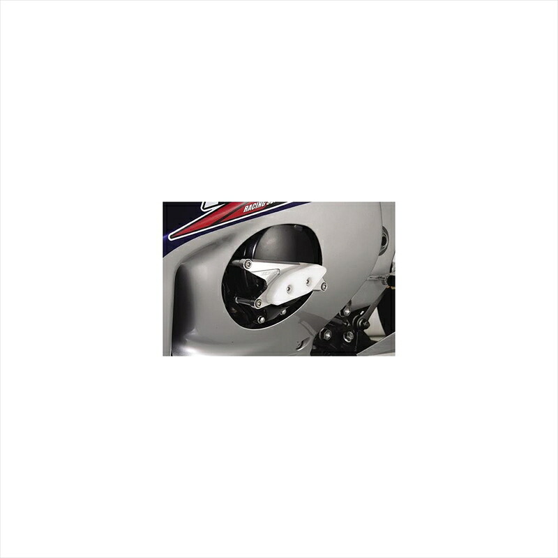 バイクパーツ 外装アグラス Rスライダー 左・ジェネレーターA/白 342-369-001 4547424293572GSX1300R ALL/B-KING｜バイク・バイク用品はとやグループ
