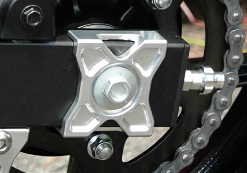 バイクパーツAGRAS(アグラス) チェーンアジャスタープレート ゴールド 353-477-000G4548664107490|バイク・バイク用品はとやグループ