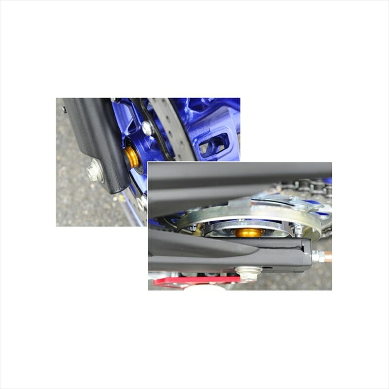 バイクパーツ アグラス フロント＆リアホイルカラー TIN 316-275-002T 4548916414468 YZF-R25/MT-25