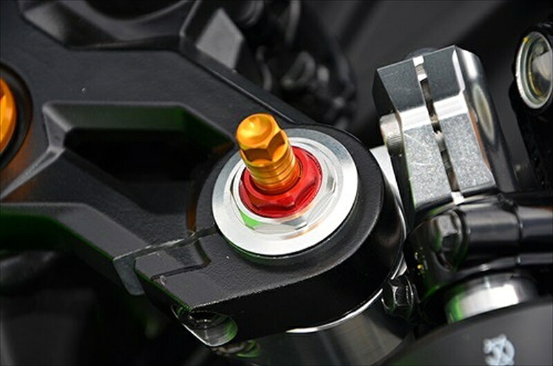 バイクパーツ AGRAS(アグラス) フロントフォークイニシャルアジャスター RED 351-495-000R 4548916461349