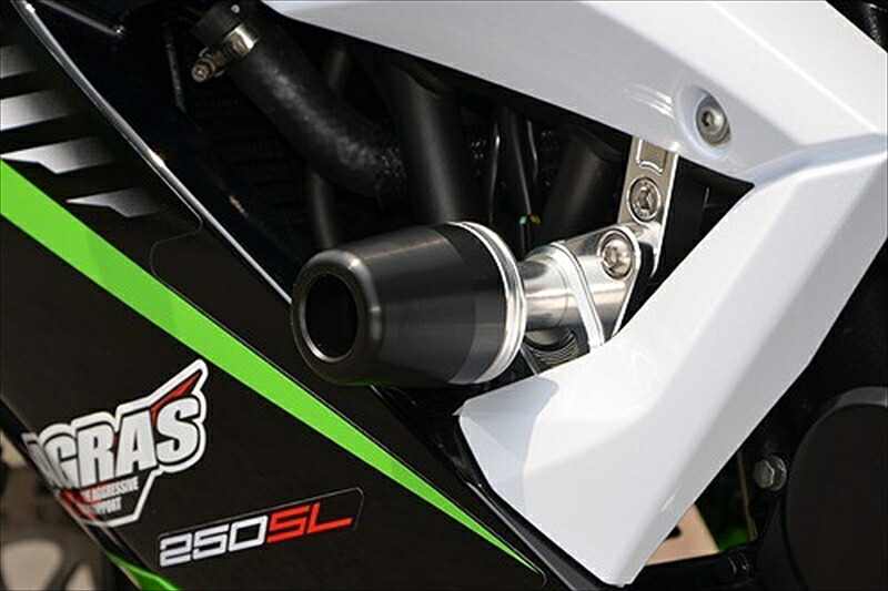 バイクパーツ AGRAS(アグラス) R/S フレーム レース ロゴ有 WHT 342-495-001X 4548916461059