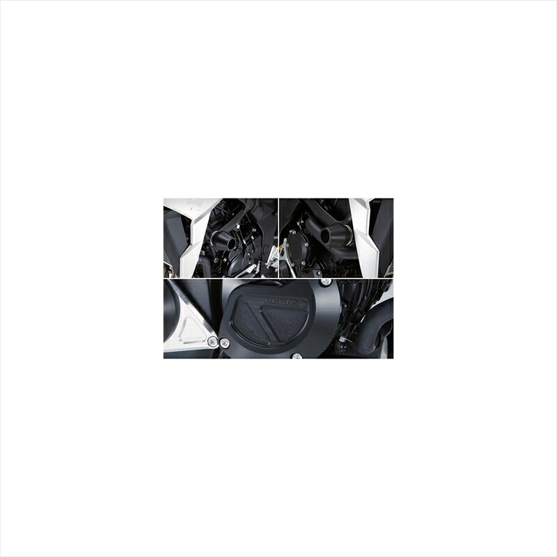 バイクパーツ 外装 アグラス R/S 3点フレームφ60+クランク WHT 342-306-011 4549950856375 GSX-S750 17-