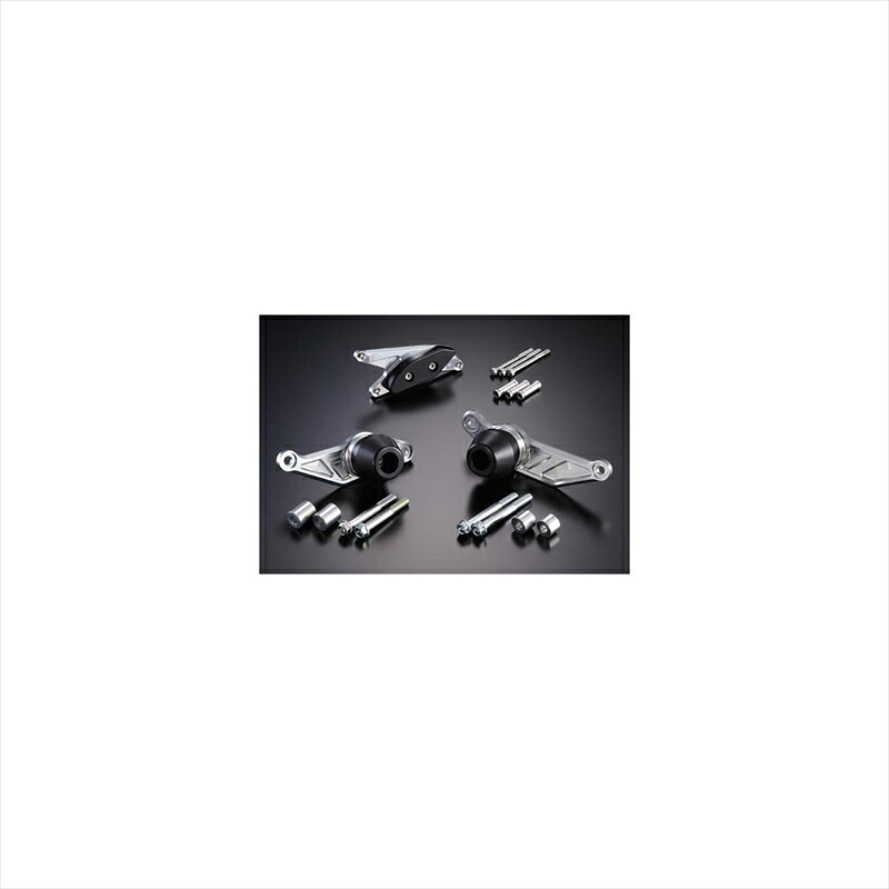 バイクパーツ 外装アグラス Rスライダー 3点セット ジェネA/白 342-392-003 4548664072385B-KING|バイク・バイク用品はとやグループ