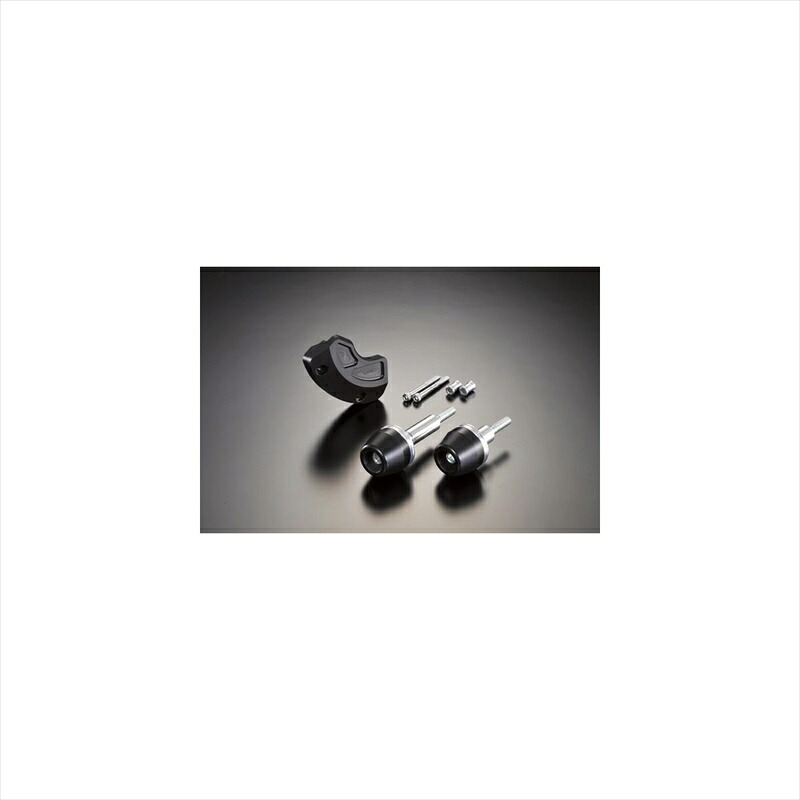 バイクパーツ 外装 アグラス Rスライダー 3点セット 左/黒 342-270-003B 4547567759041 YZF-R6 08-12