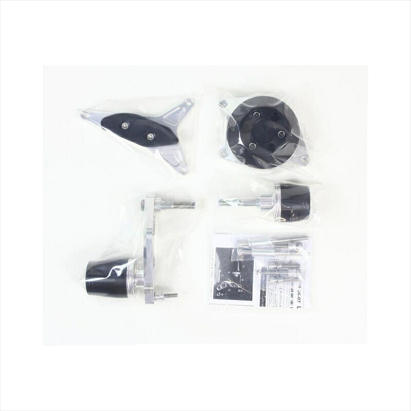 バイクパーツ 外装 アグラス Rスライダー 4点セット/黒 342-389-005B 4548664071715 GSXR600 06-07