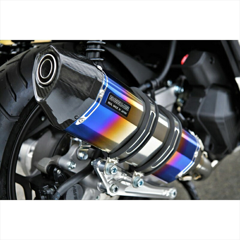バイクパーツ マフラービームスモーターカンパニー CORSA-EVOIIヒートチタンサイレンサー G196-65-001 4582285346524PCX160 2BK-KF47｜バイク・バイク用品はとやグループ