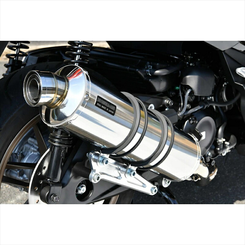 バイクパーツ マフラー ビームスモーターカンパニー R-EVO ステンレスサイレンサー G1010-53-008 4582285347682 フォルツァ 23(8BK-MF17)