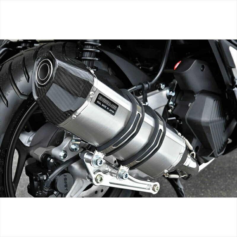 バイクパーツ マフラー ビームスモーターカンパニー CORSA-EVOIIステンレスサイレンサー G1015-64-000 4582285348450 PCX160 23- 8BK-KF47