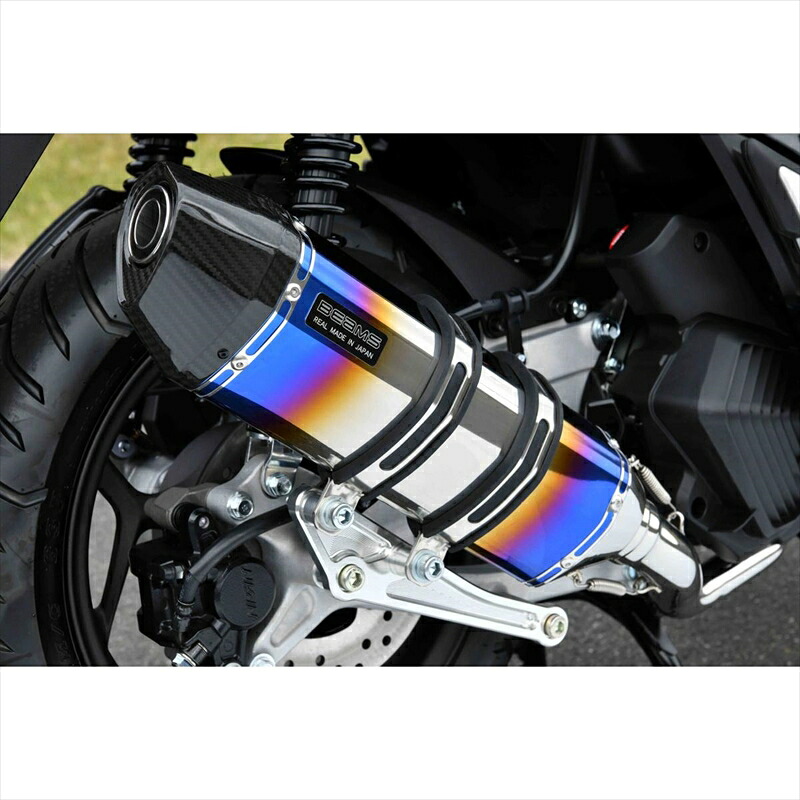 バイクパーツ マフラー ビームスモーターカンパニー CORSA-EVOIIヒートチタンサイレンサー G1015-65-001 4582285348467 PCX160 23- 8BK-KF47