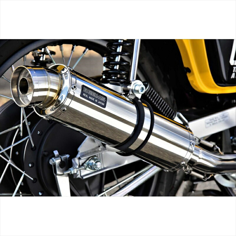 バイクパーツ マフラービームスモーターカンパニー R-EVOステンレスサイレンサー ダウンタイプG188-53-108 4582285346159クロスカブ110 2BJ-JA45|バイク・バイク用品はとやグループ