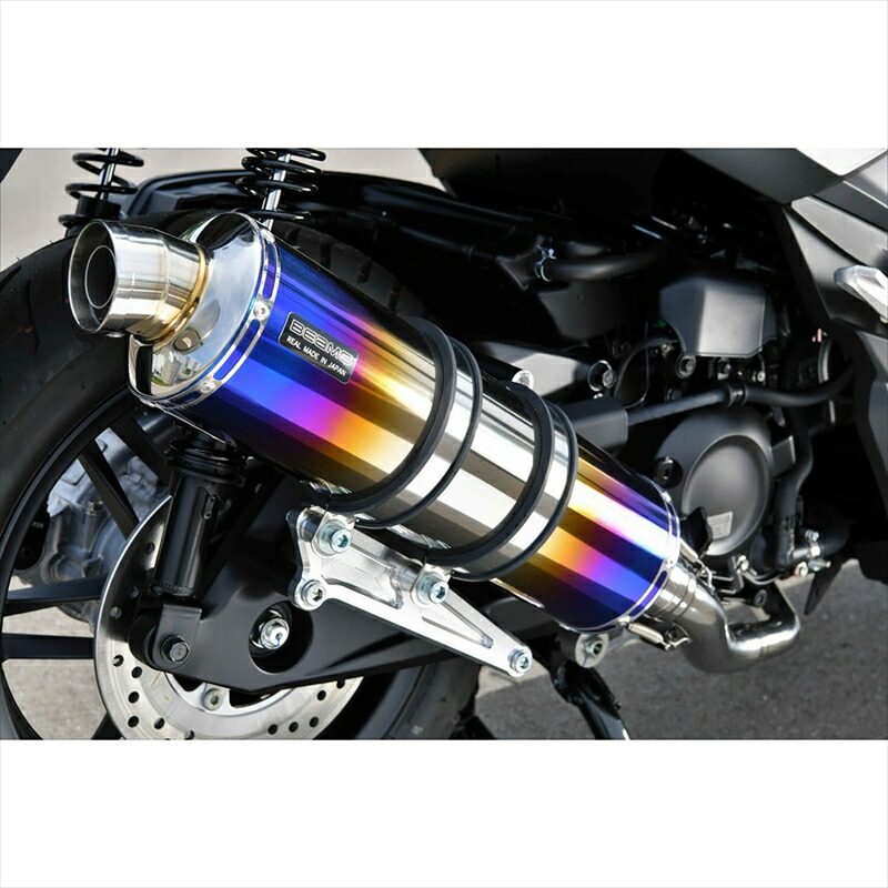 バイクパーツ マフラービームスモーターカンパニー R-EVO ヒートチタンサイレンサー G197-53-007 4582285346623フォルツァ 21 2BK-MF15|バイク・バイク用品はとやグループ