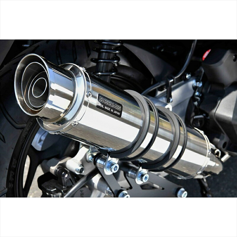 バイクパーツ マフラー ビームスモーターカンパニー R-EVO2 ステンレスサイレンサー G1015-54-008 4582285348535 PCX160 23- 8BK-KF47