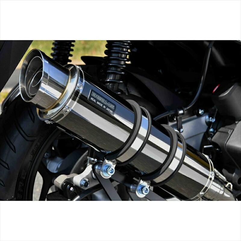 バイクパーツ マフラー ビームスモーターカンパニー R-EVO2 SMBサイレンサー G1015-54-005 4582285348542 PCX160 23- 8BK-KF47