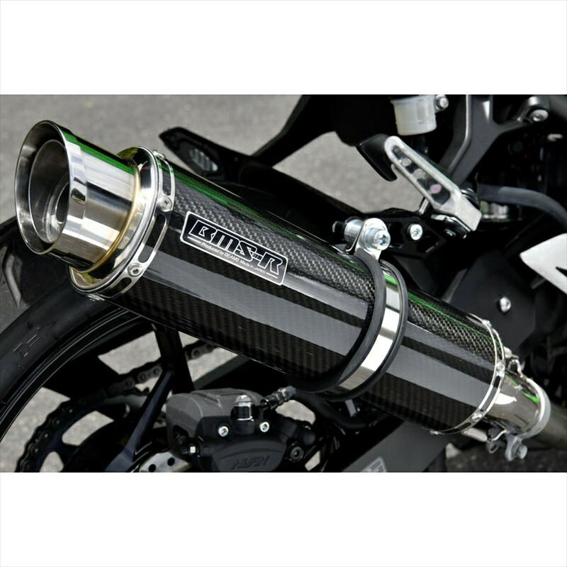 バイクパーツ マフラー ビームスモーターカンパニー R-EVO2 スリップオン カーボンサイレンサー G433-54-P2J 4582285348726 NINJA250/22- 8BK-EX250Y